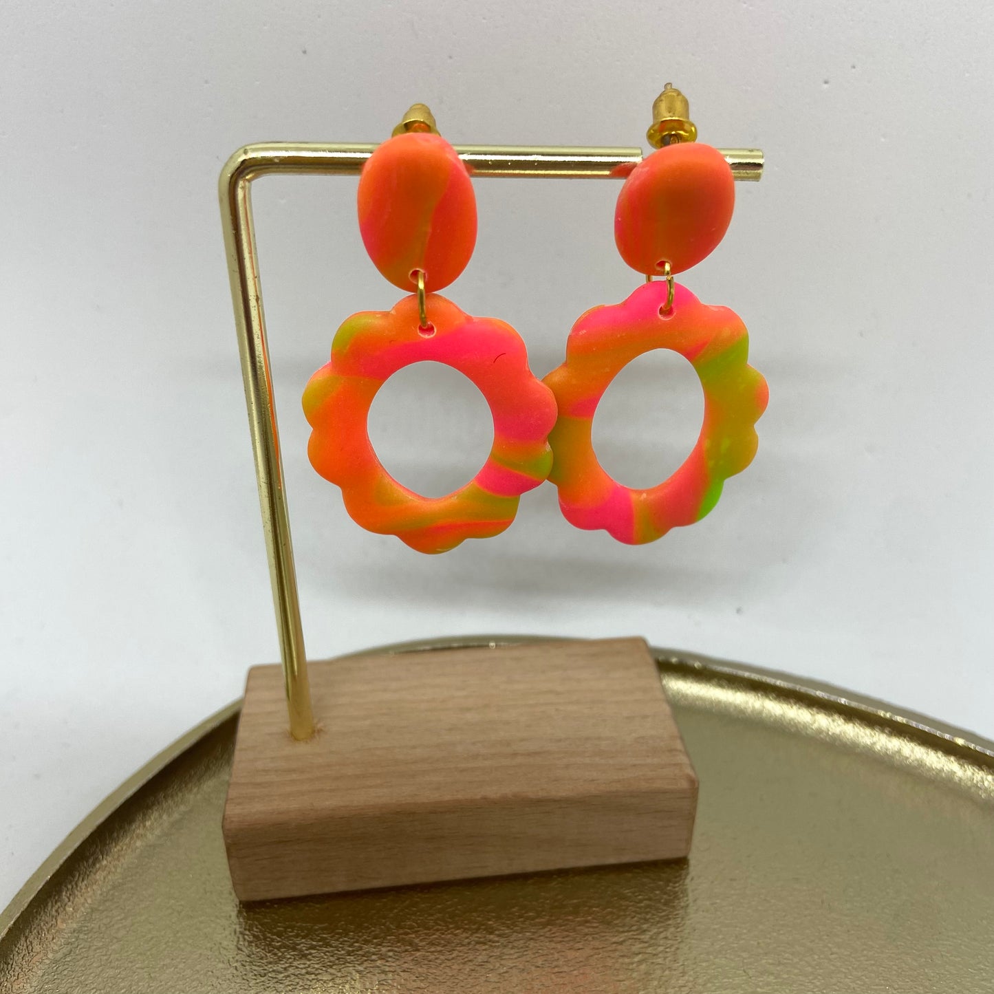 Oorbellen "Fluo-Mix 1"