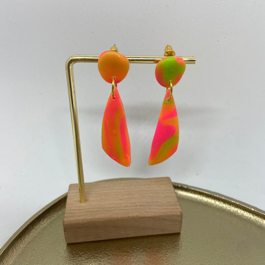 Oorbellen "Fluo-Mix 2"