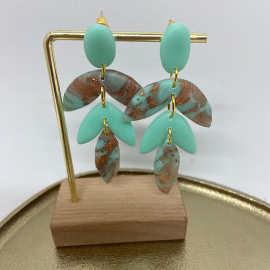 Oorbellen "Aqua3"