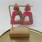 Oorbellen "Pink 6"