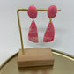 Oorbellen "Pink8"