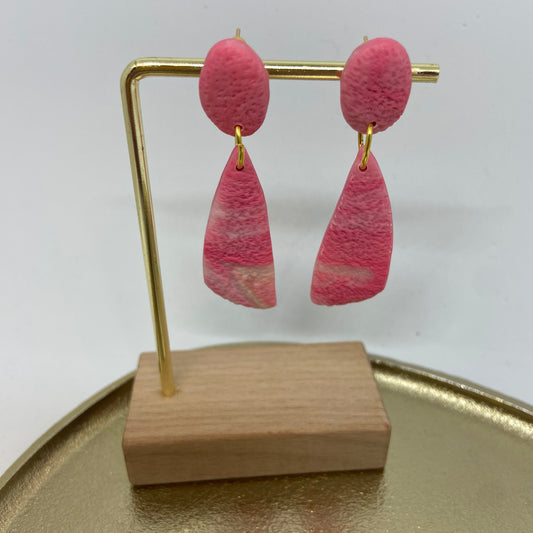 Oorbellen "Pink8"