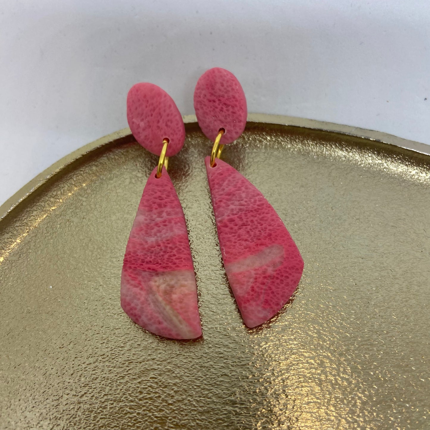 Oorbellen "Pink8"