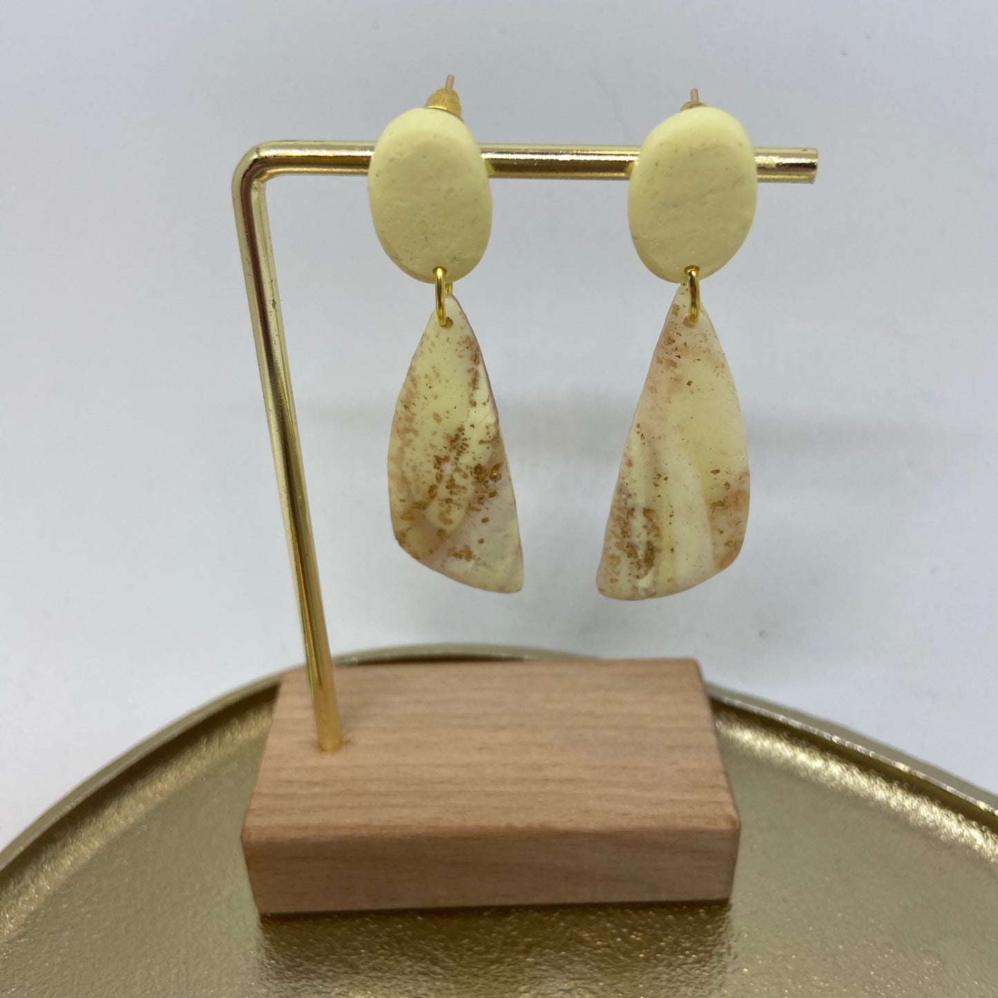 Oorbellen " Vanille 4"