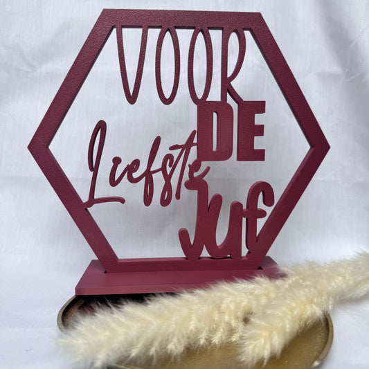 kader voor de liefste juf
