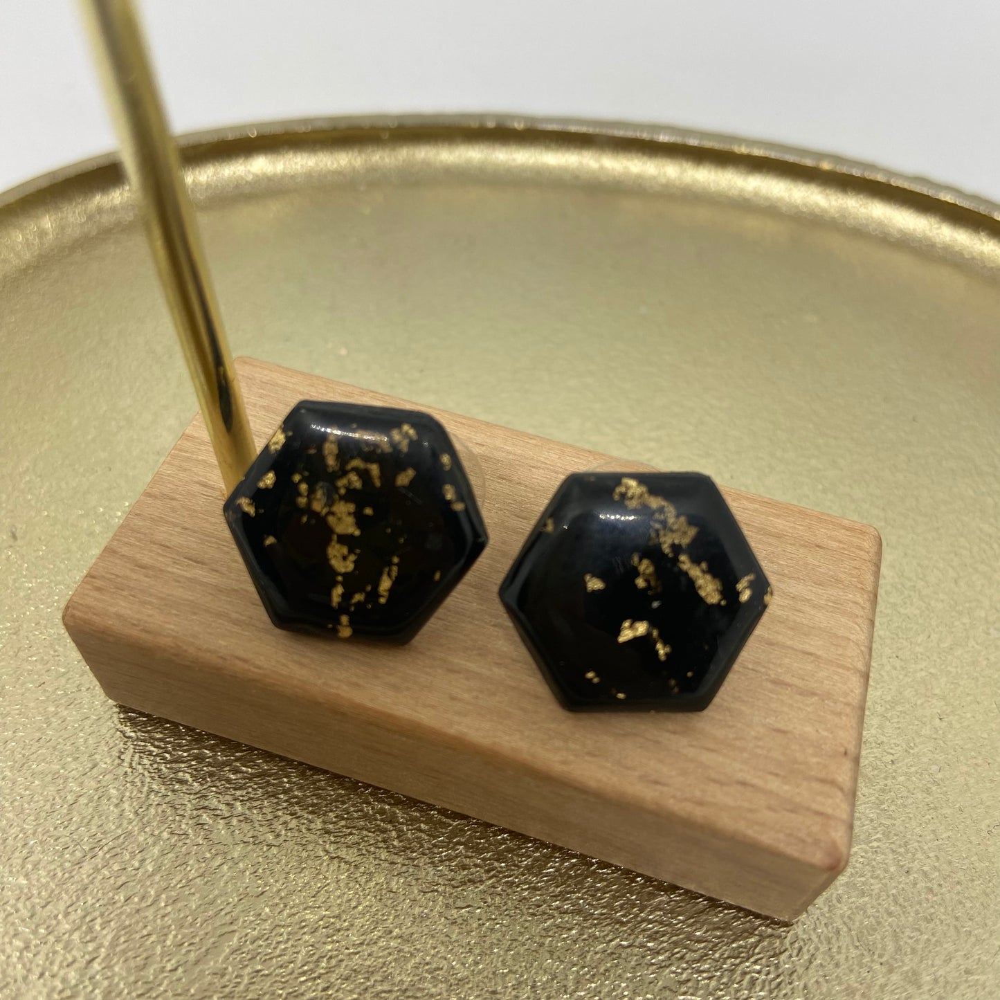 Oorbellen "zwart 13"