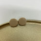 oorbellen "studs beige"