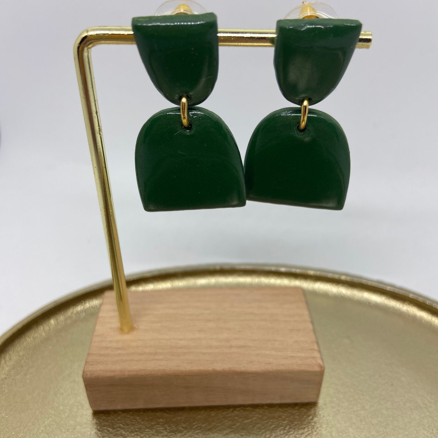 oorbellen "groen 1"