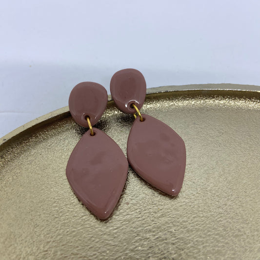 oorbellen "mauve 1"