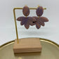 oorbellen "mauve 3"