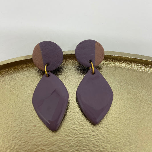 oorbellen "mauve 5"