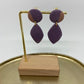 oorbellen "mauve 5"