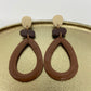 oorbellen "Bruin-Beige-Ecru 4"