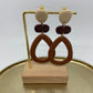 oorbellen "Bruin-Beige-Ecru 4"