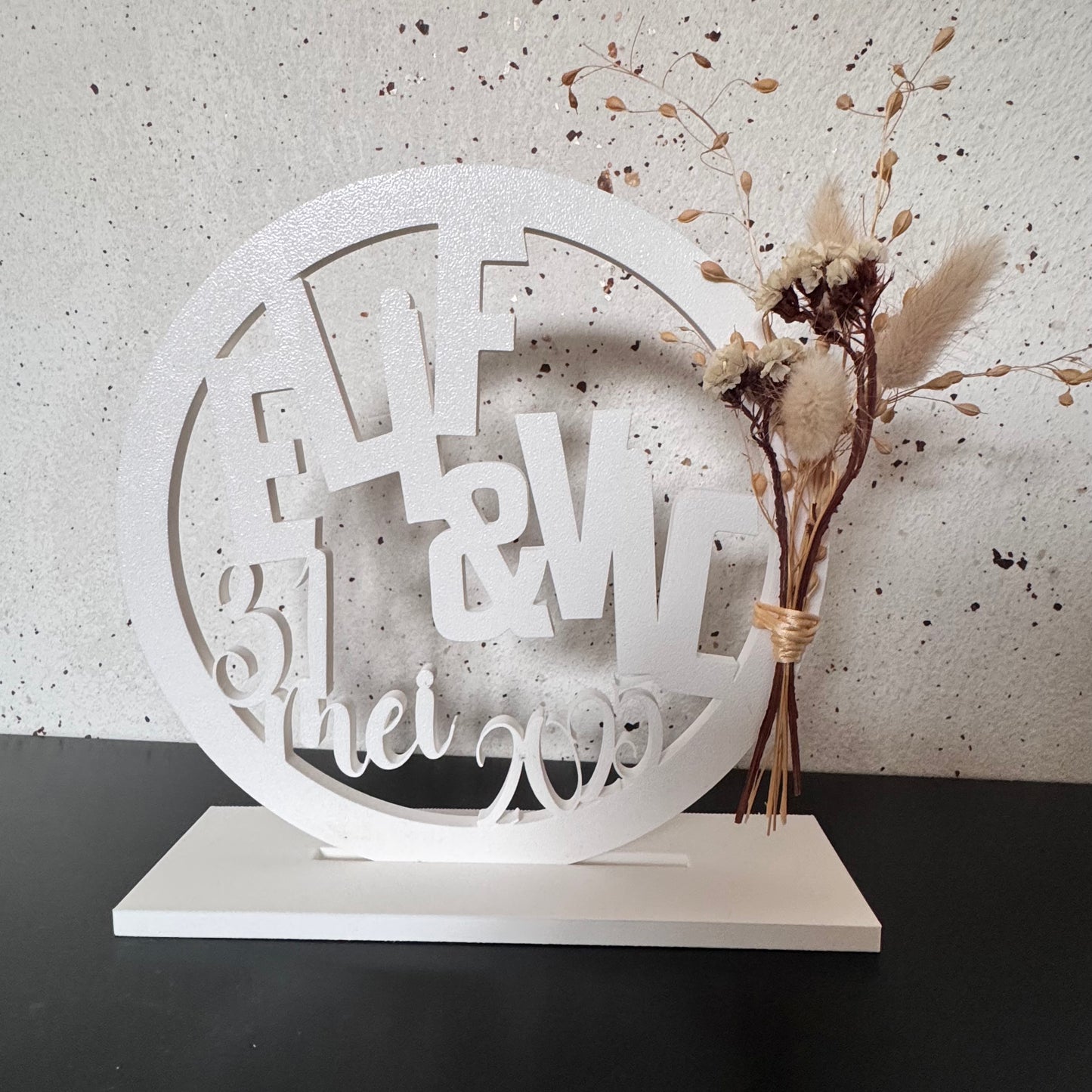 Cirkel "trouwkoppel" -> namen + datum