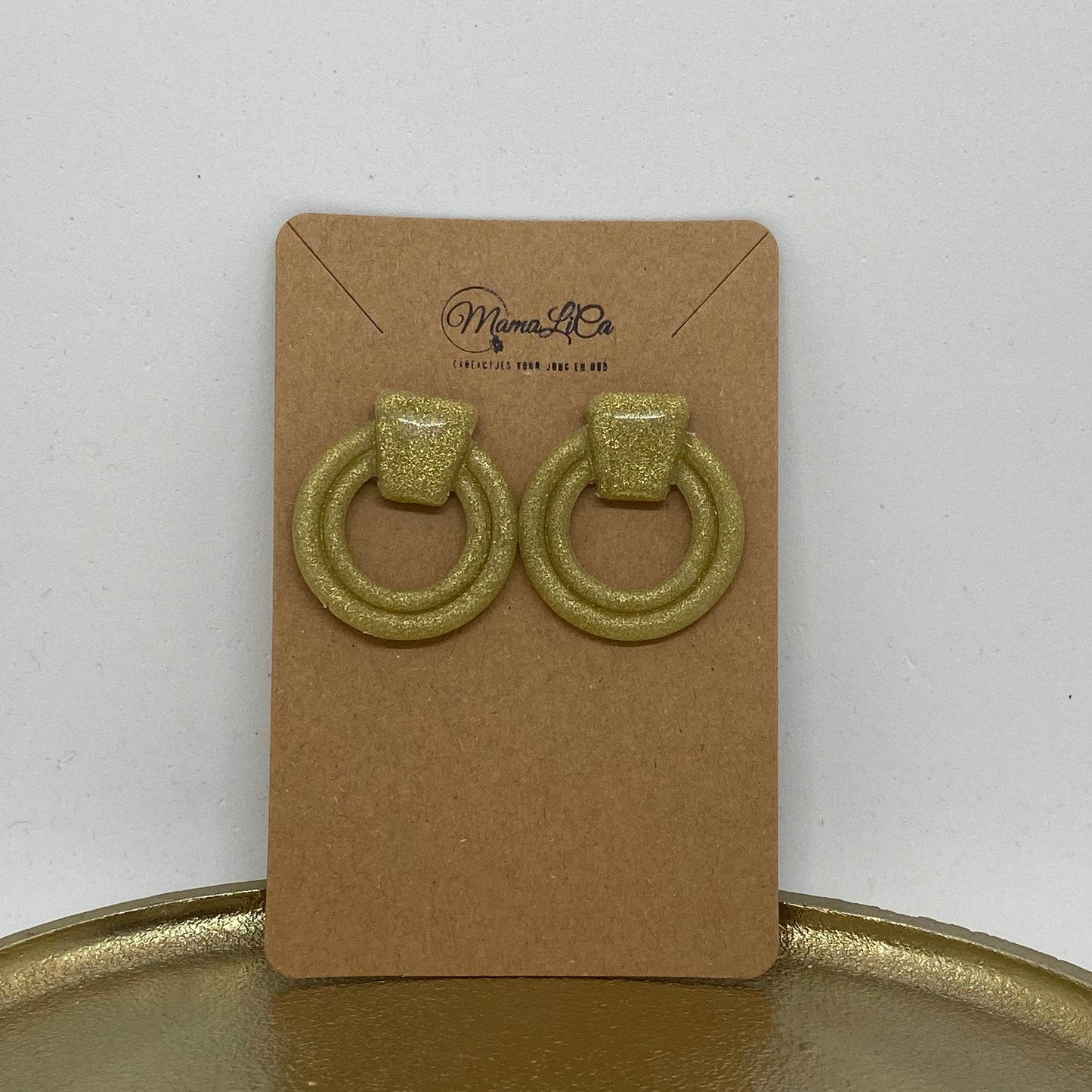 Oorbellen "Goud 8"