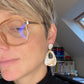 Oorbellen "Beige 13"