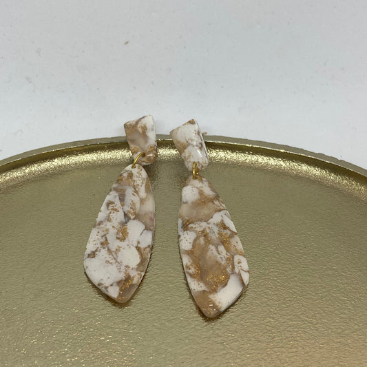 Oorbellen "Beige 12"
