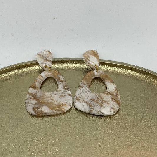 Oorbellen "Beige 13"