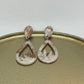 Oorbellen "Beige 11"