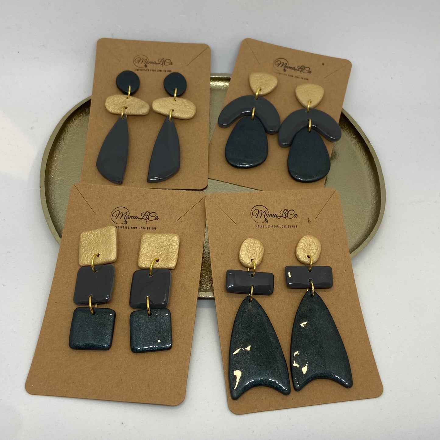 zwart / grijs / goud (4)