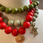 Bead & Bold (scarlet rood)