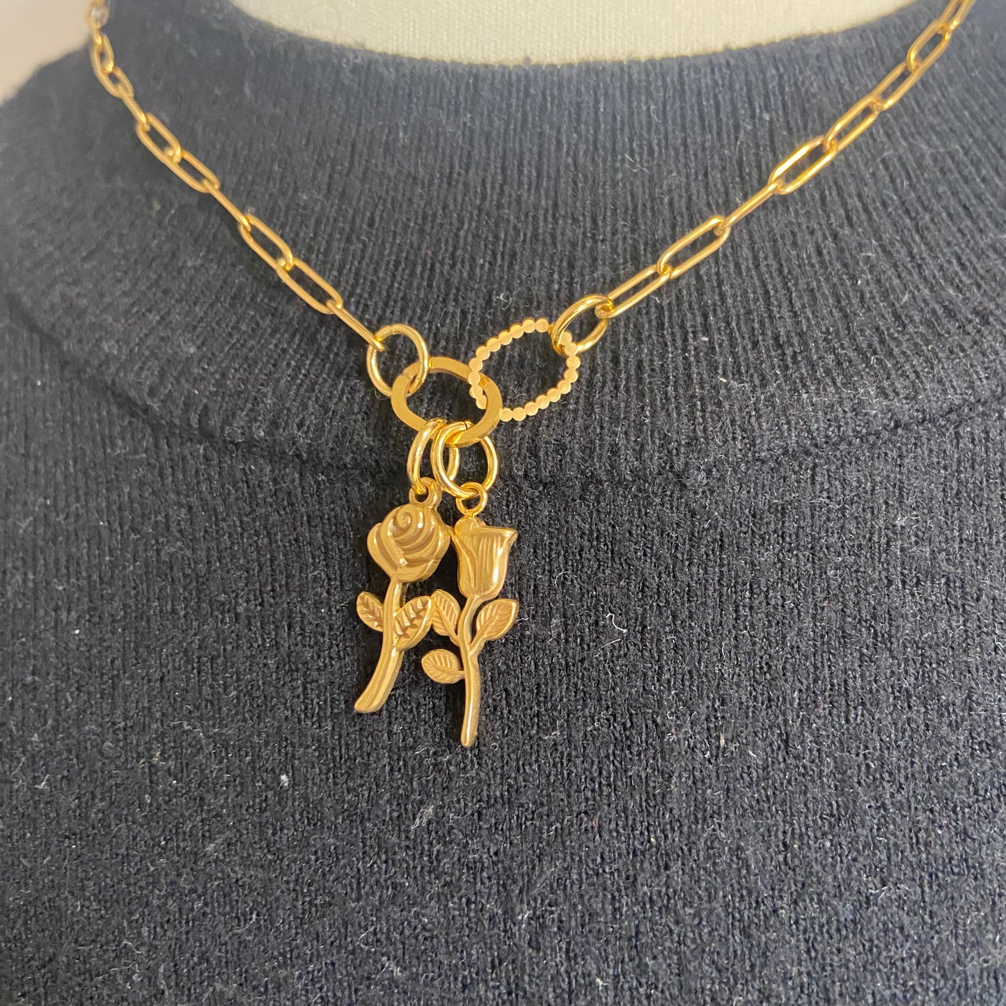 Ketting met bloemen