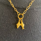 Ketting schelp en vis