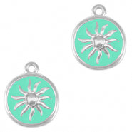 Ketting afziend oog (gold - white) -> nieuw product "zon"