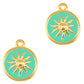 Ketting afziend oog (gold - white) -> nieuw product "zon"