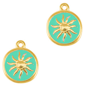 Ketting afziend oog (gold - white) -> nieuw product "zon"