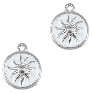 Ketting afziend oog (gold - white) -> nieuw product "zon"