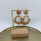 Oorbellen "Beige 10"