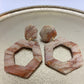 Oorbellen "Beige 6"