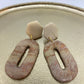 Oorbellen "Beige 8"