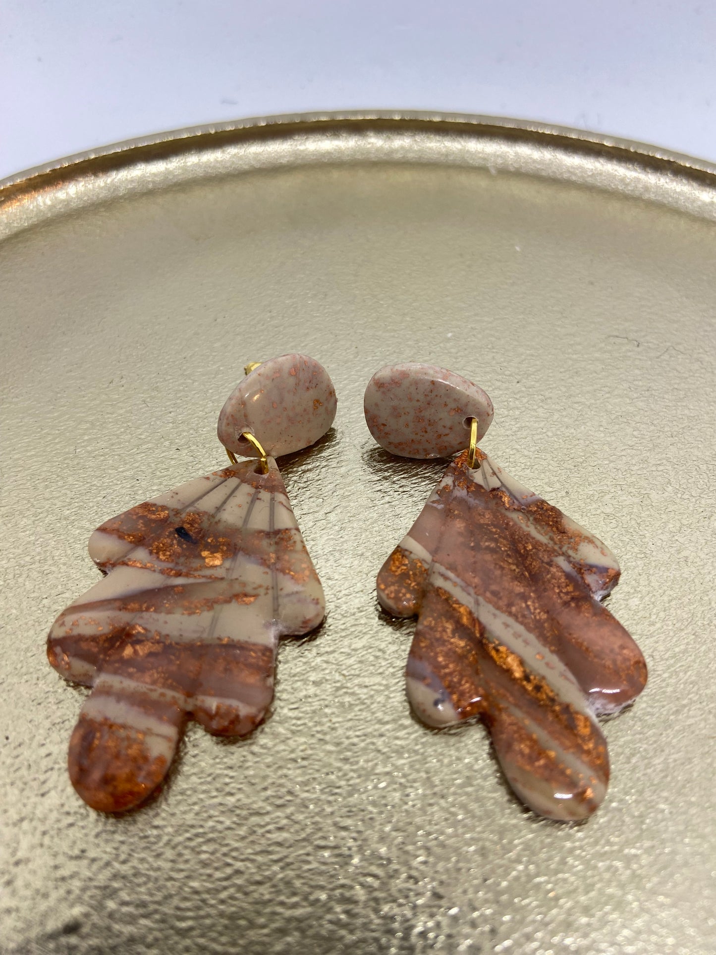 Oorbellen "Beige 3"