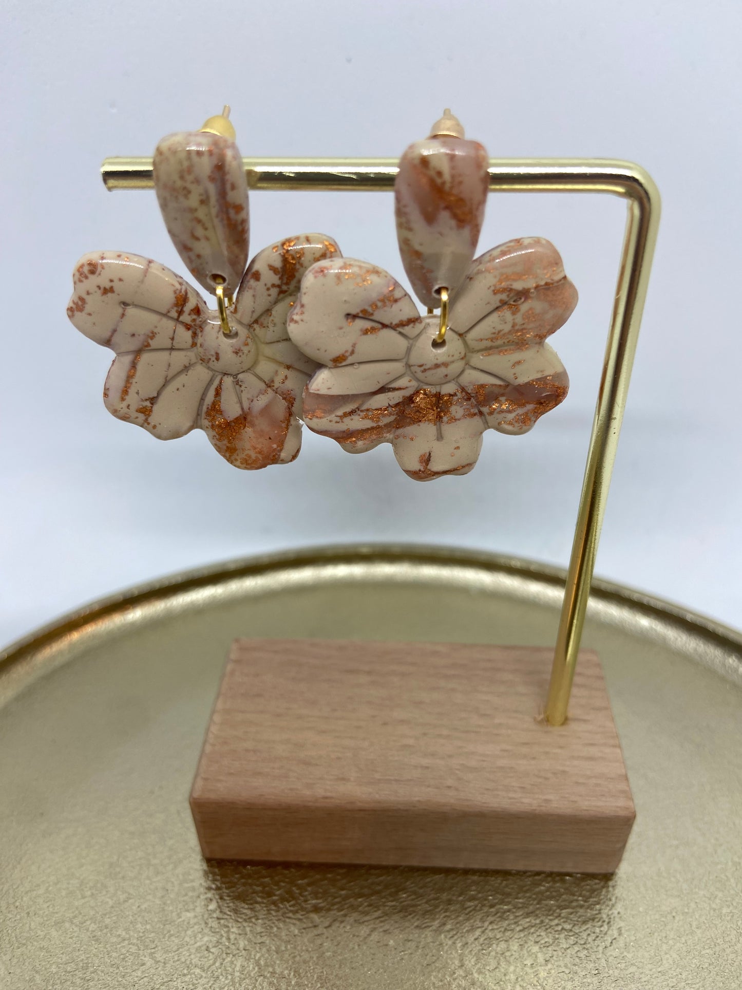 Oorbellen "Beige 2"