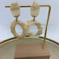Oorbellen "beige 5"