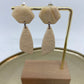 Oorbellen "Beige 1"