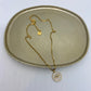 Ketting afziend oog (gold - white) -> nieuw product "zon"