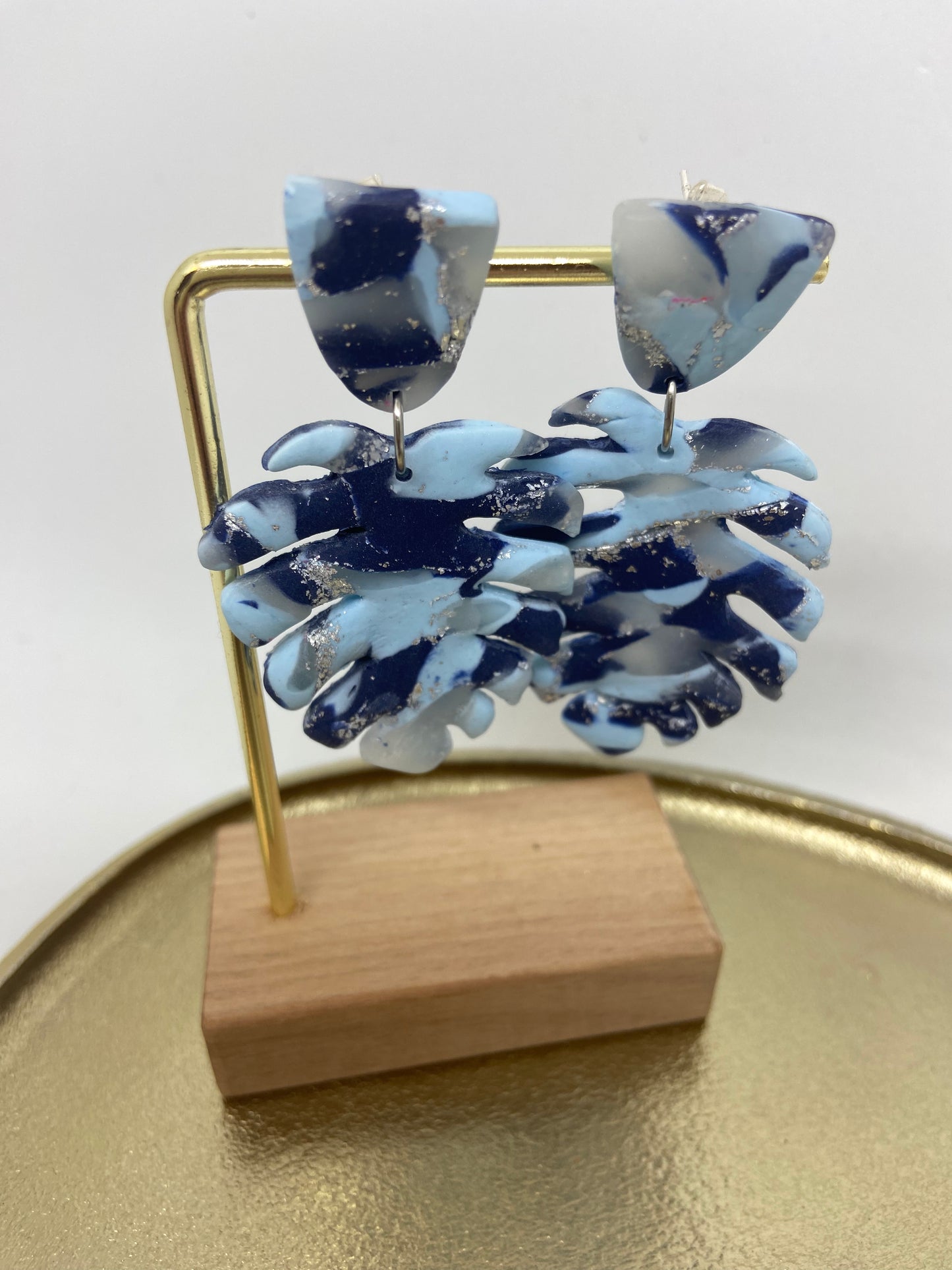 Oorbellen "Blauw 1"