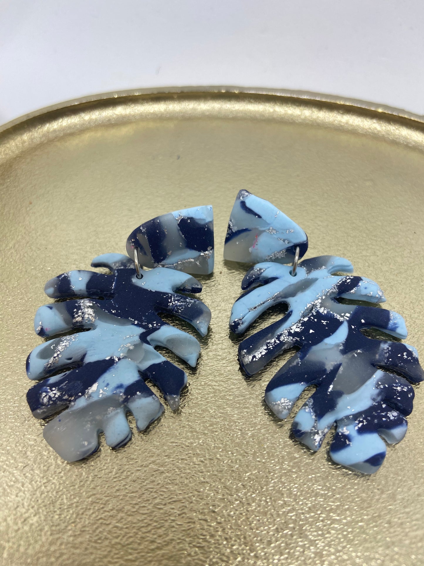 Oorbellen "Blauw 1"