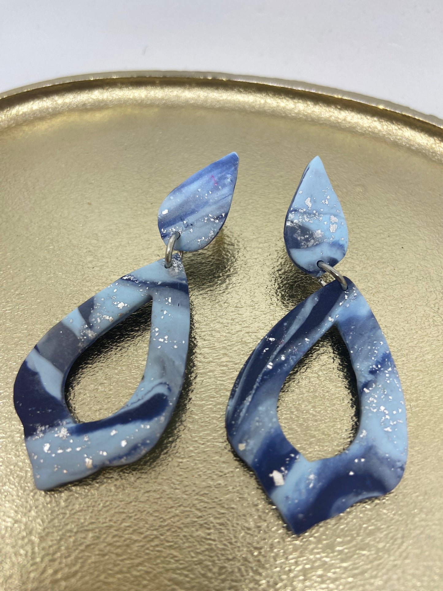 Oorbellen "Blauw 2"