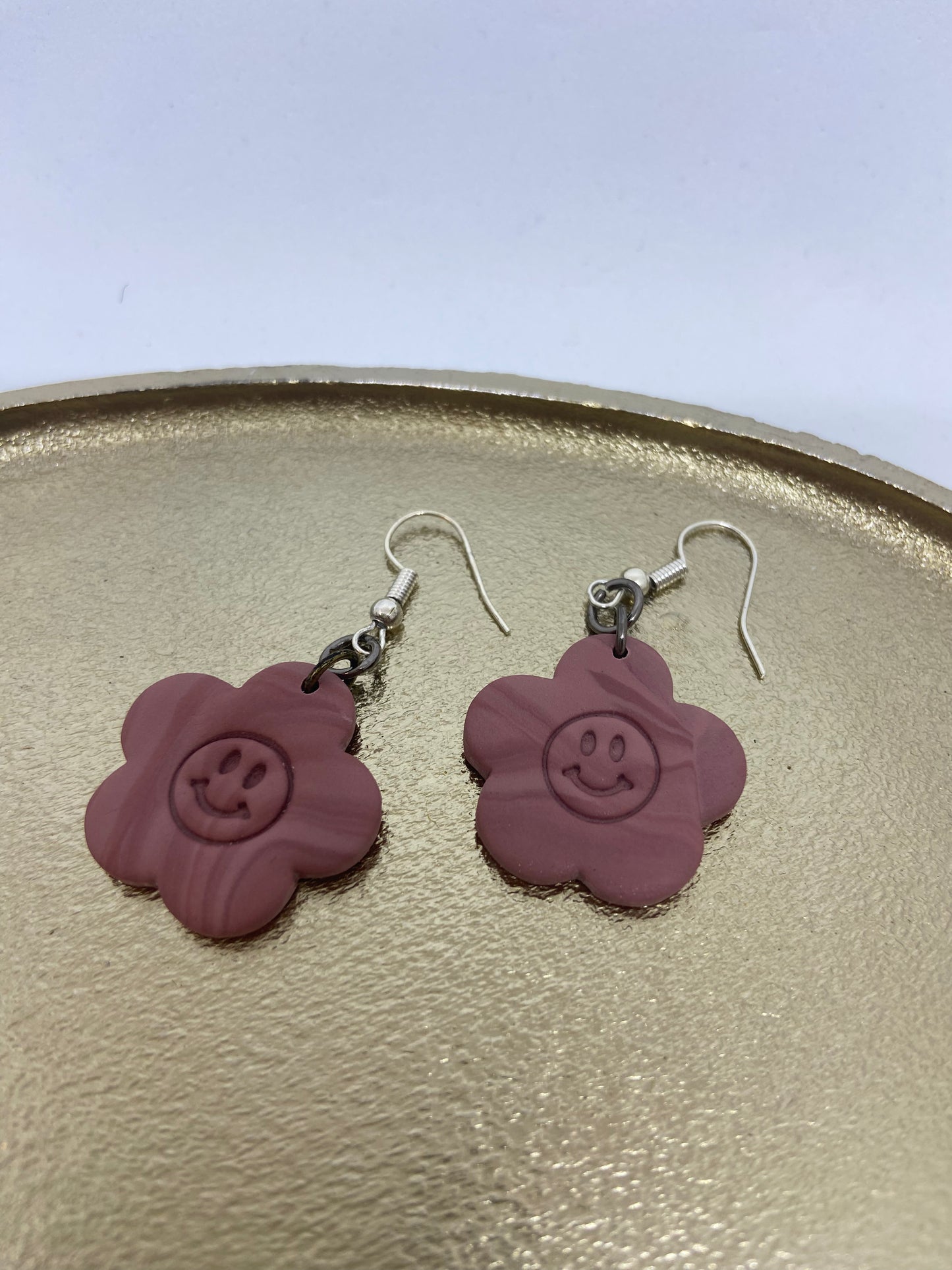 Oorbellen "Oud-Roze 5"