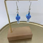 Oorbellen "hartje blauw"