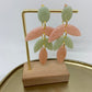 Oorbellen "Pastel Groen + Pastel Roze 2"