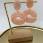 Oorbellen "Pastel roze 1"
