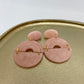 Oorbellen "Pastel roze 1"