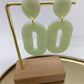 Oorbellen "Pastel Groen 2"