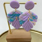 Oorbellen "Pastel Paars + Mix"